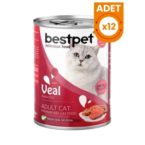 Bestpet Gravy Dana Etli Yetişkin Konserve Kedi Maması